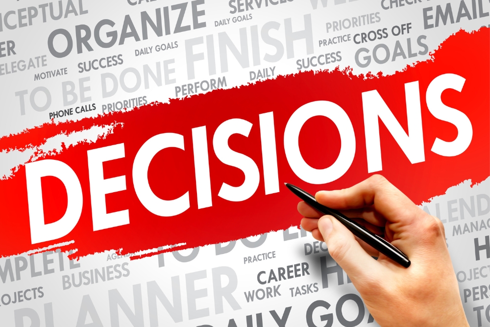 can we control our own decision, 10 ways to make great decisions, success